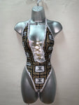 CHEETAH PRINT ONE PIECE WITH CHAINS