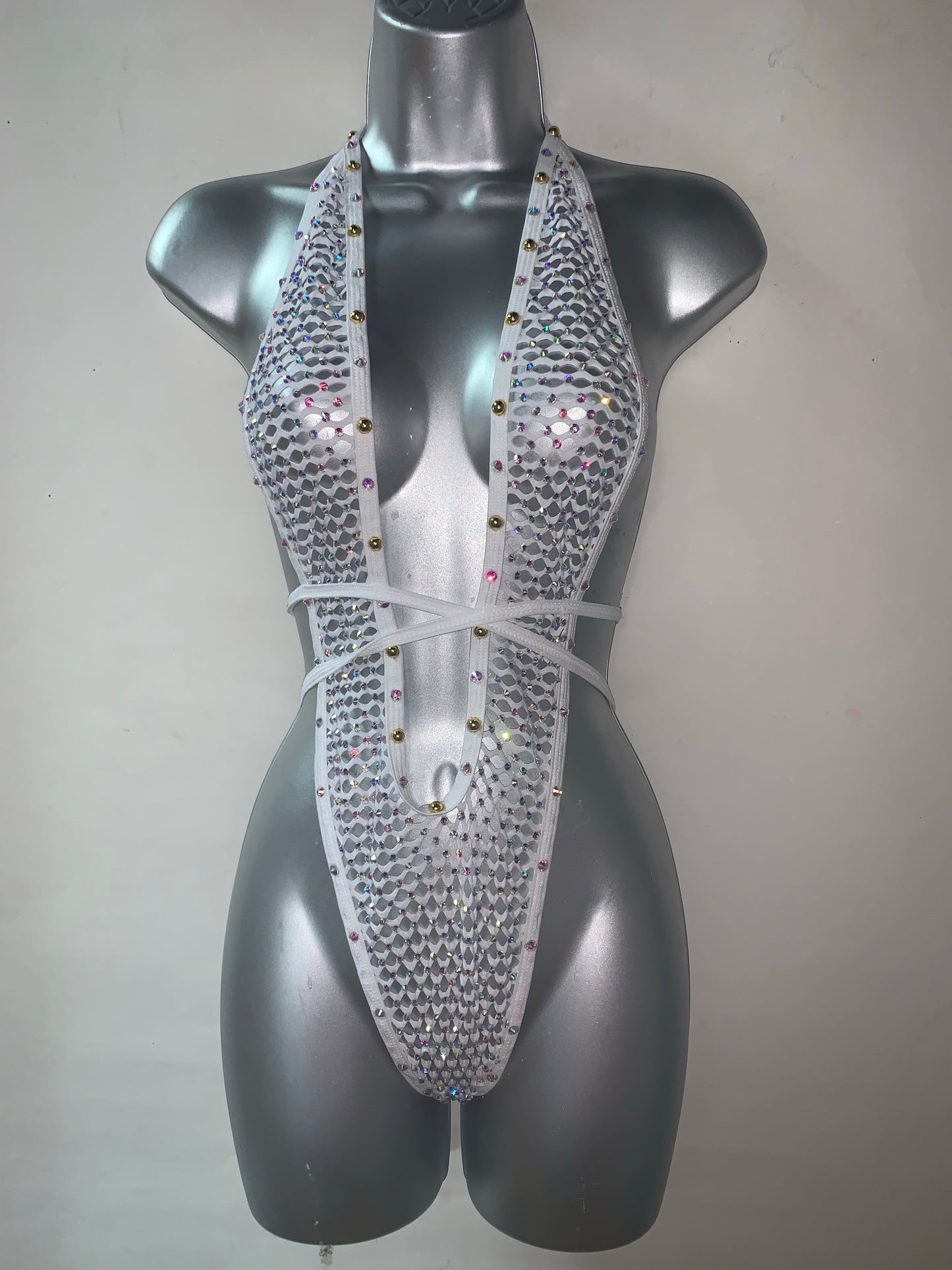 One Piece Rhinestone Ensemble