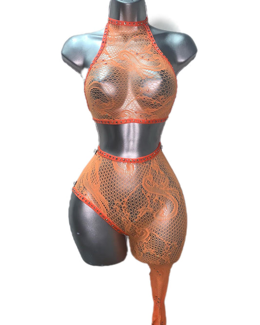 Two Piece Orange Set