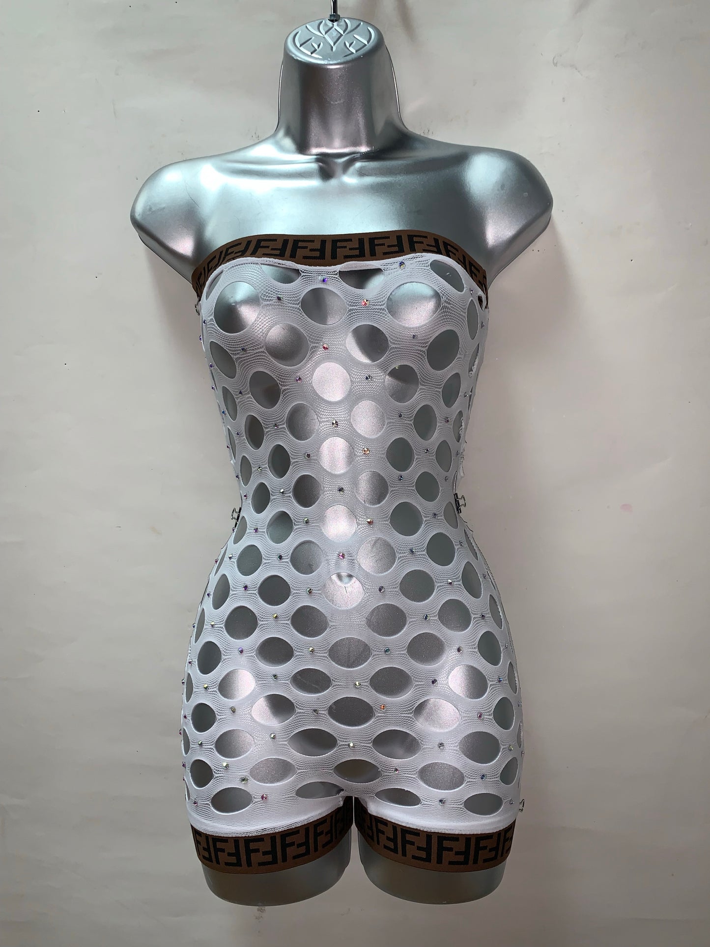 One Piece Rhinestone Ensemble