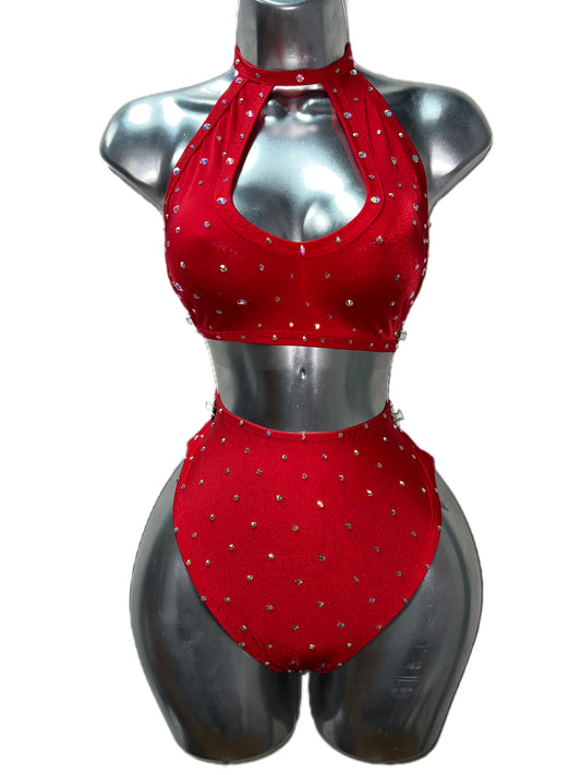 RED TWO PIECE