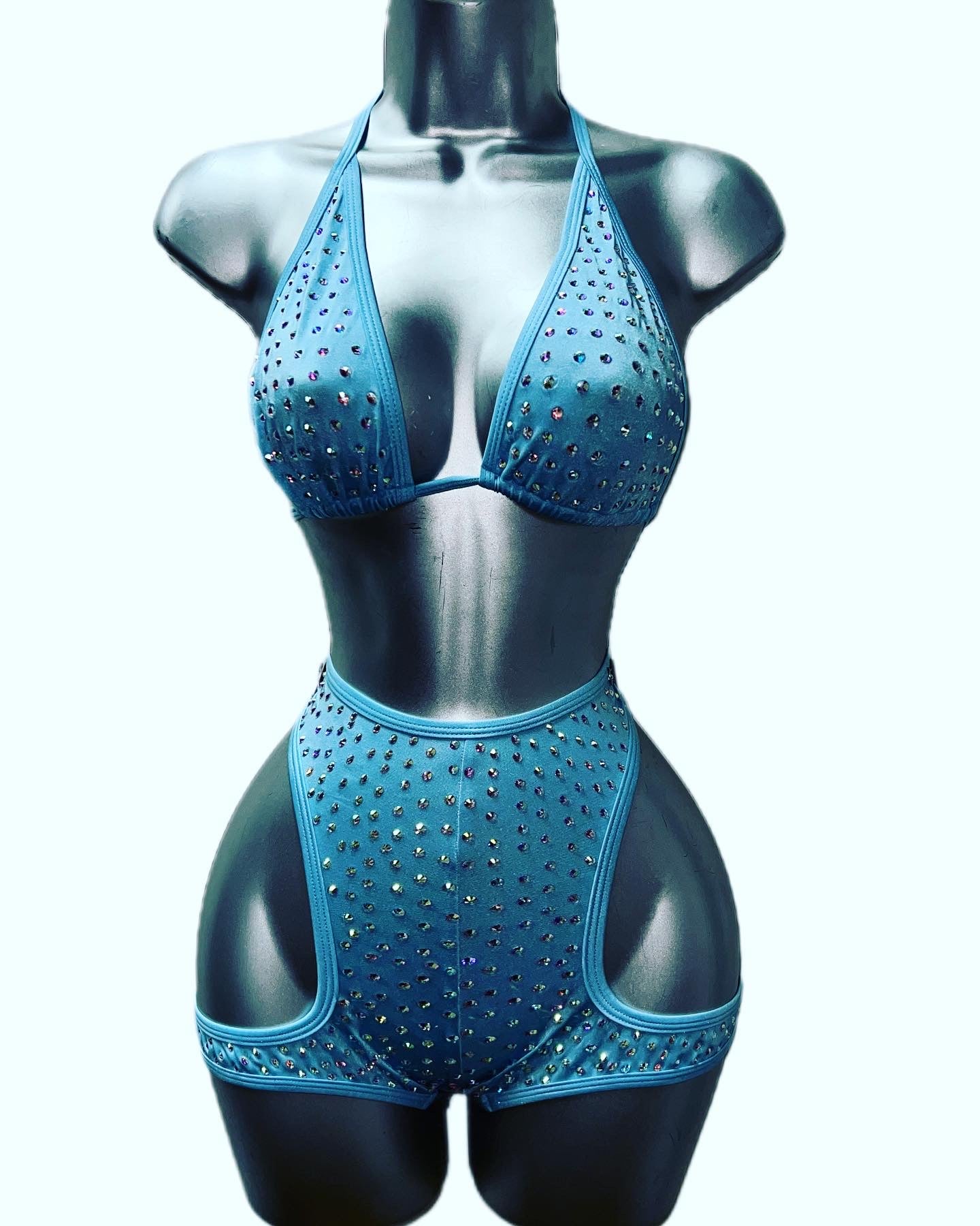 Two Piece Rhinestone