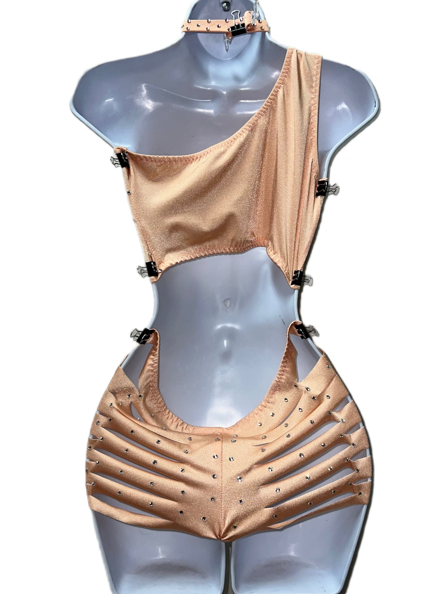 NUDE SHORTS SET
