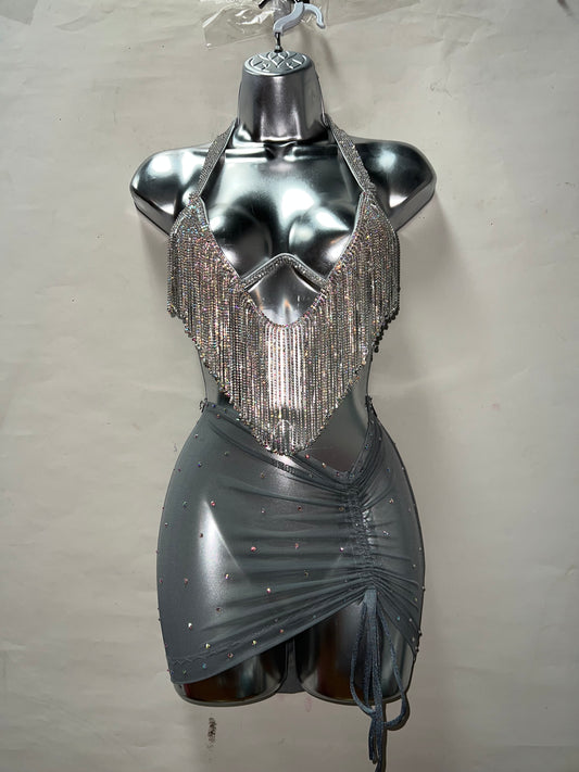 Two Piece Chandelier Bra Set