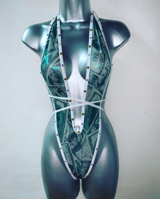 One Piece Rhinestone Ensemble