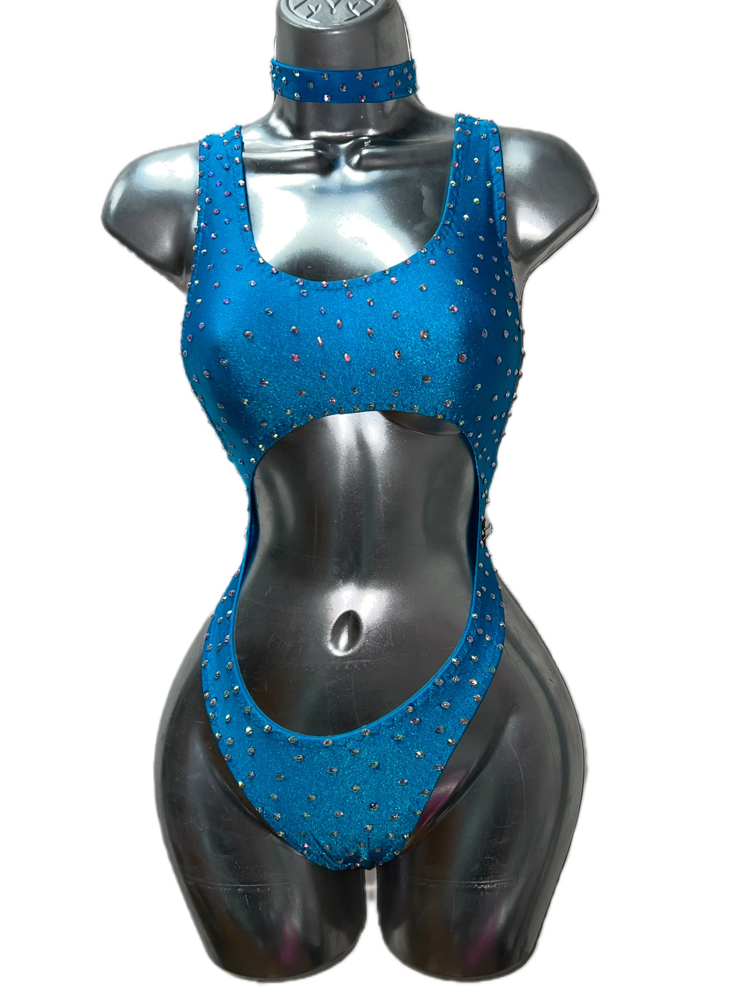 BLUE BODYSUIT