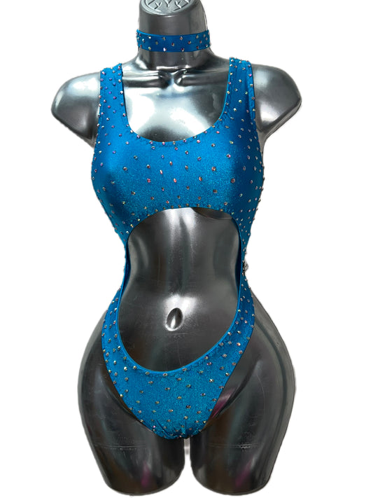 BLUE BODYSUIT