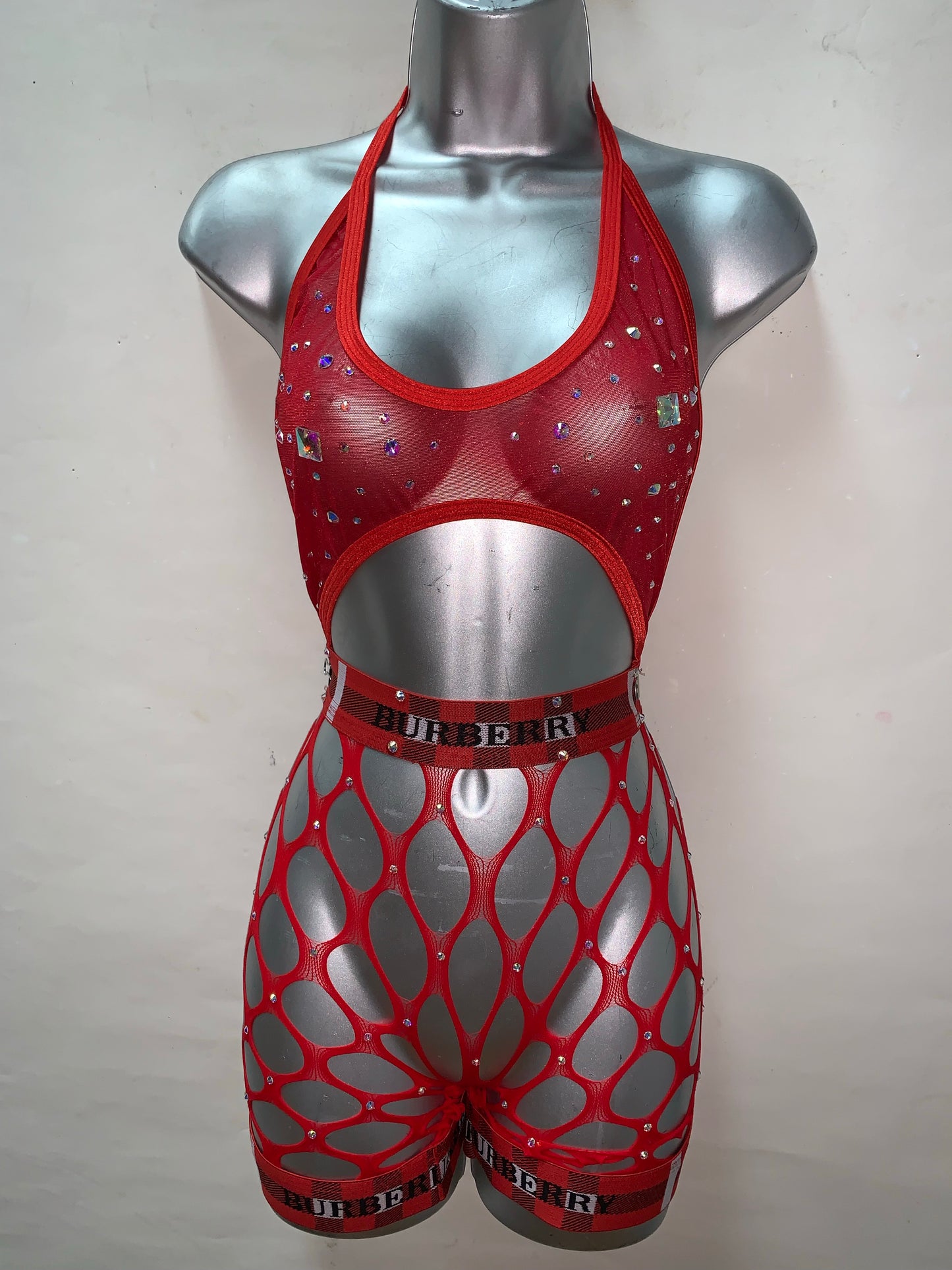 One Piece Rhinestone Ensemble