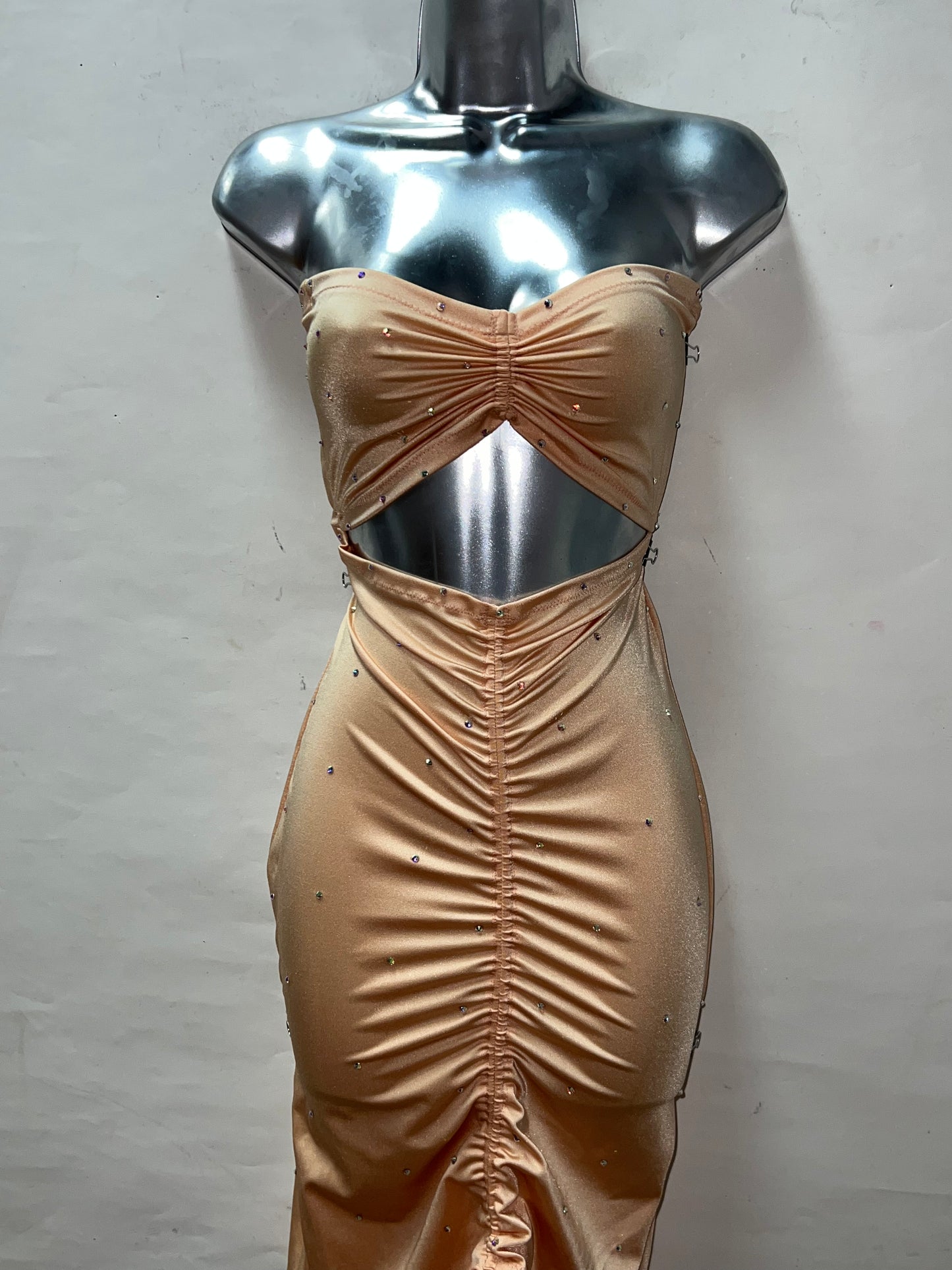 Open Front Tube Dress