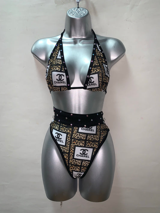 TWO PIECE HIGH WAIST DESIGNER SET