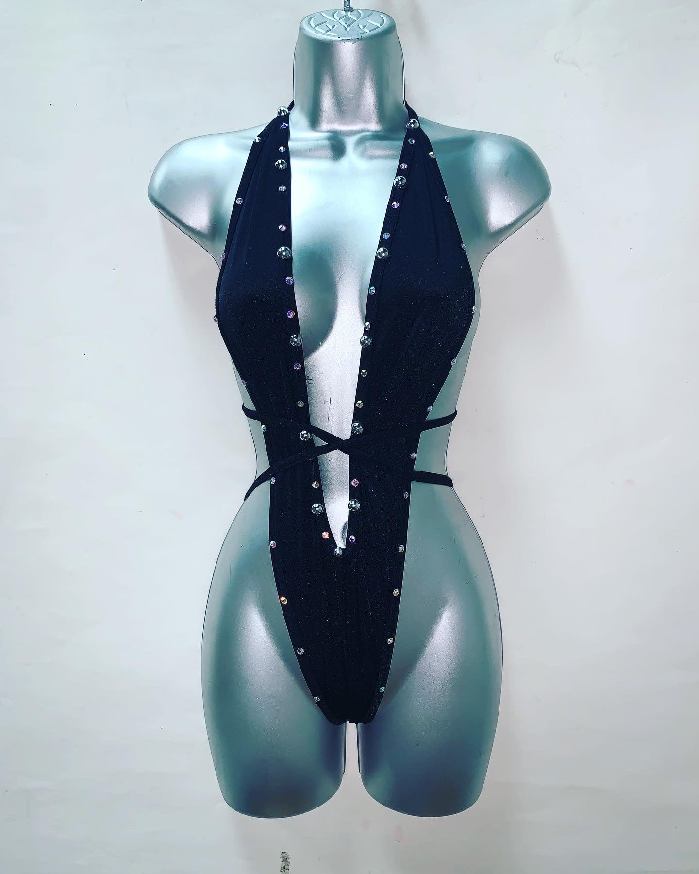 One Piece Rhinestone Ensemble