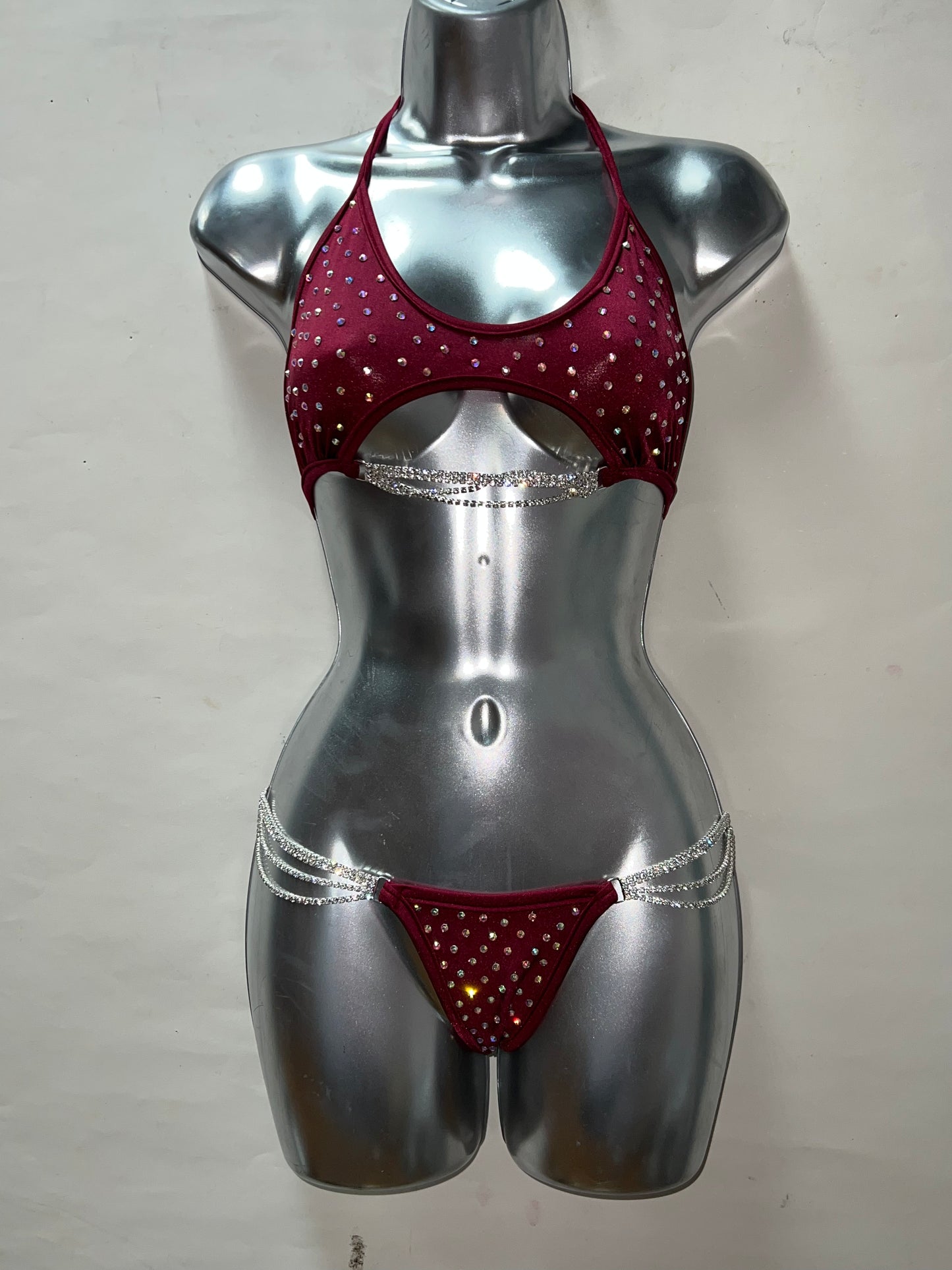 Two Piece Rhinestone Set