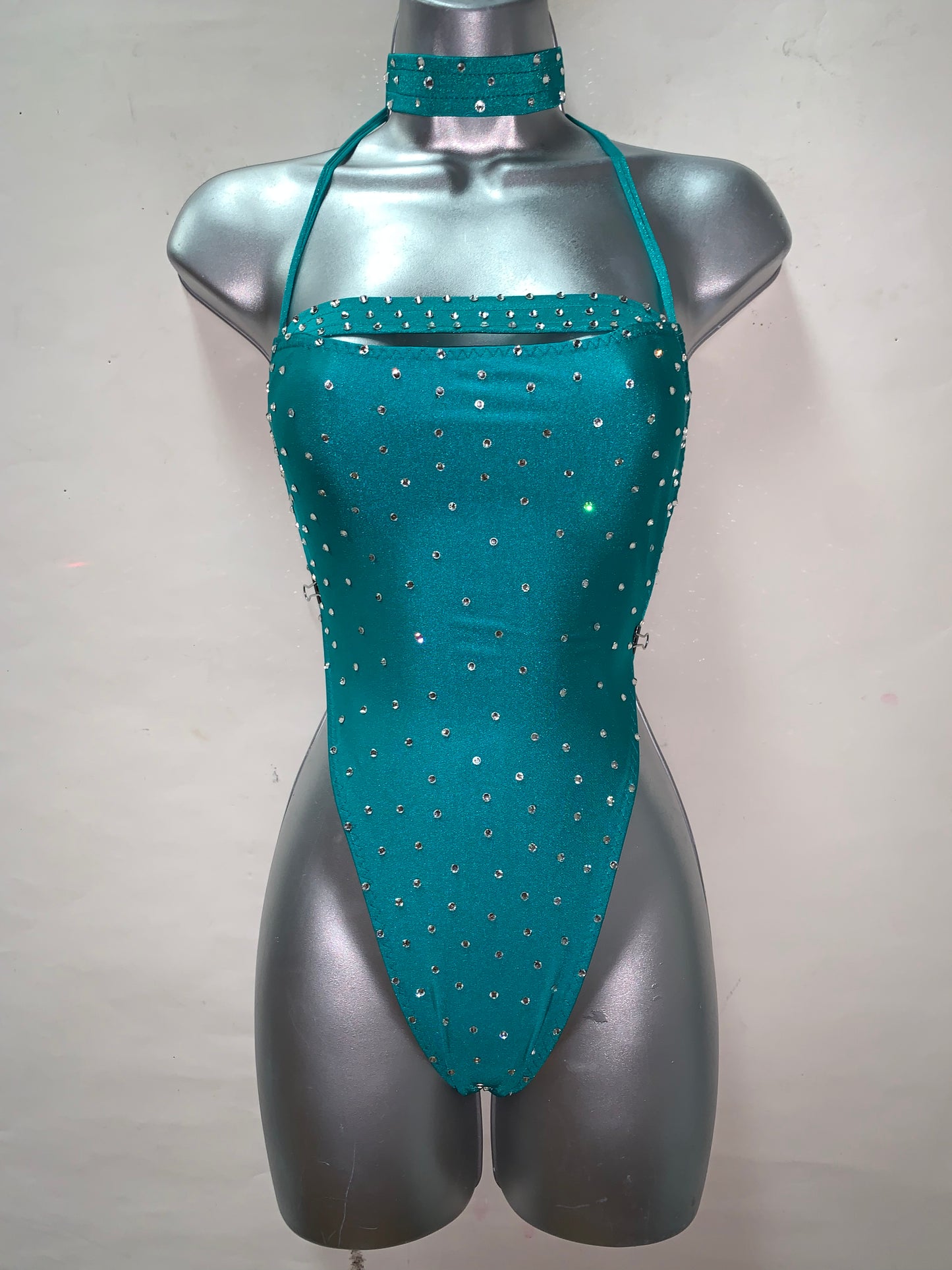 BLUE ONE PIECE BODYSUIT