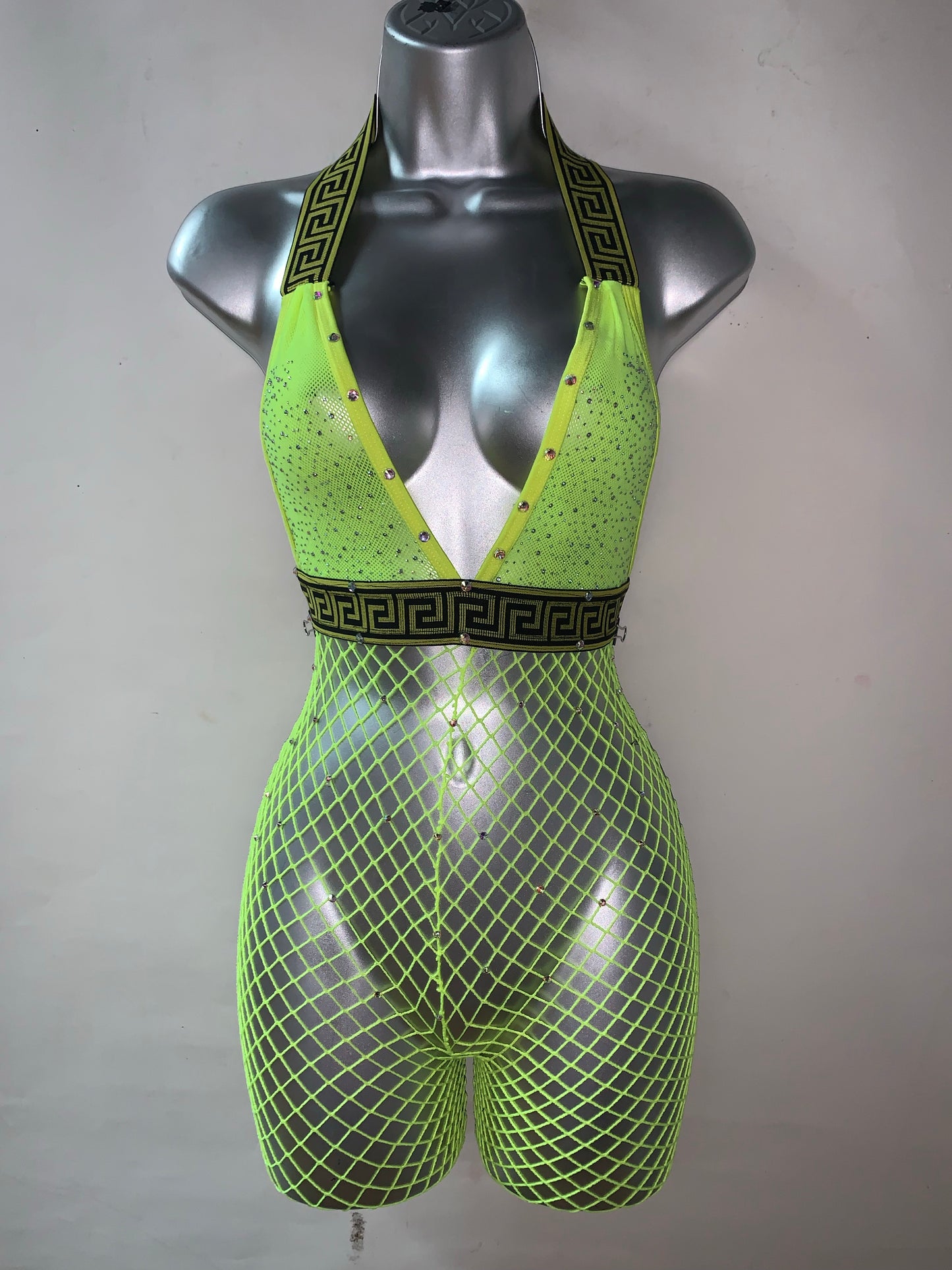 One Piece Rhinestone Ensemble