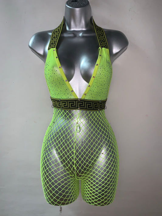 One Piece Rhinestone Ensemble
