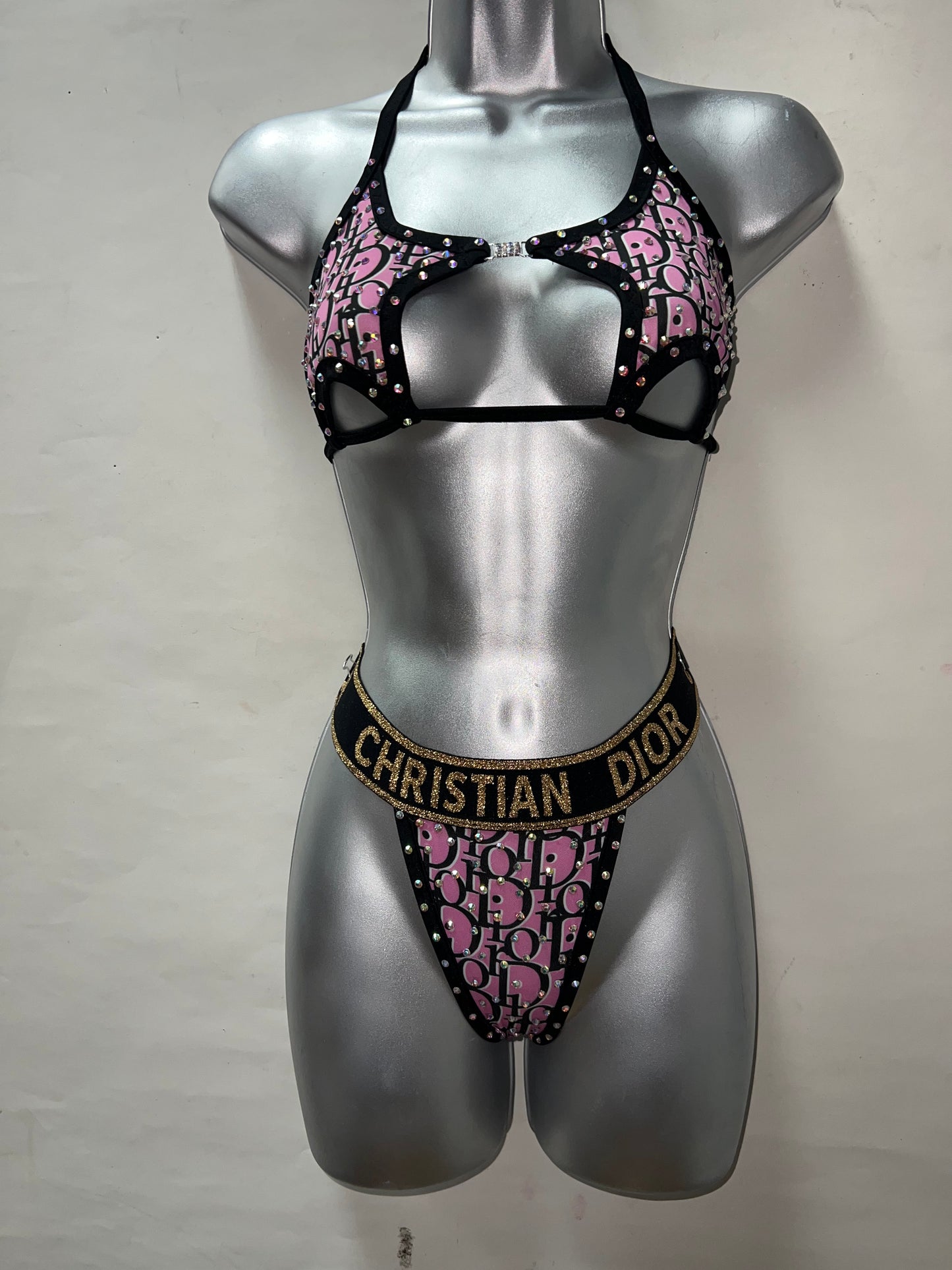 Two Piece Five StR Thong Set