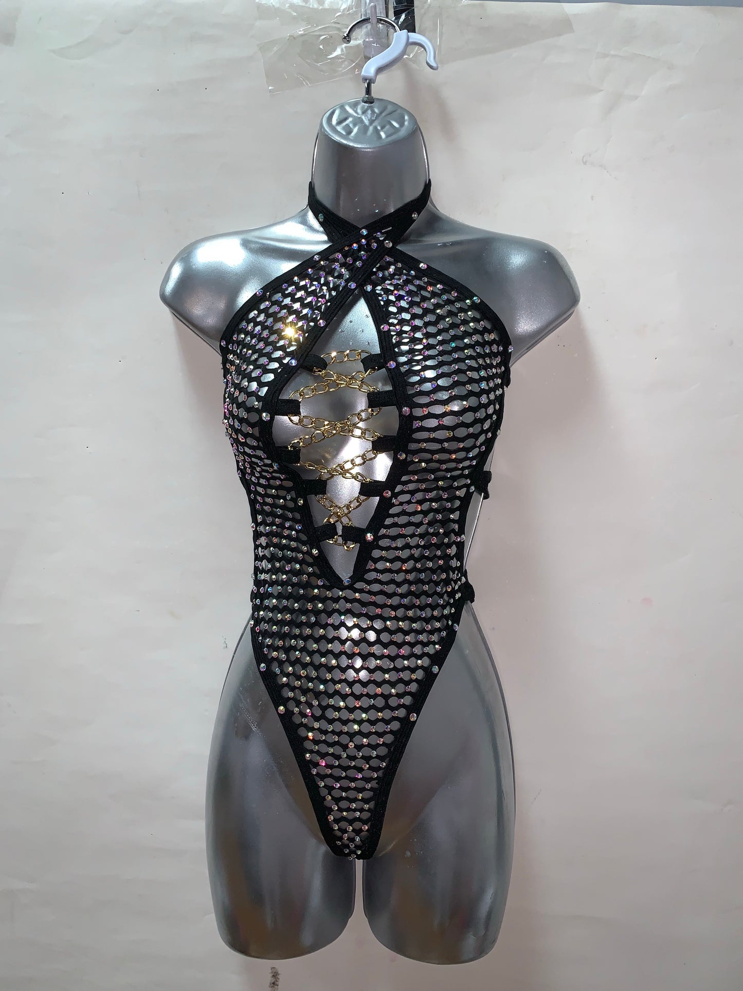 One Piece Rhinestone Ensemble