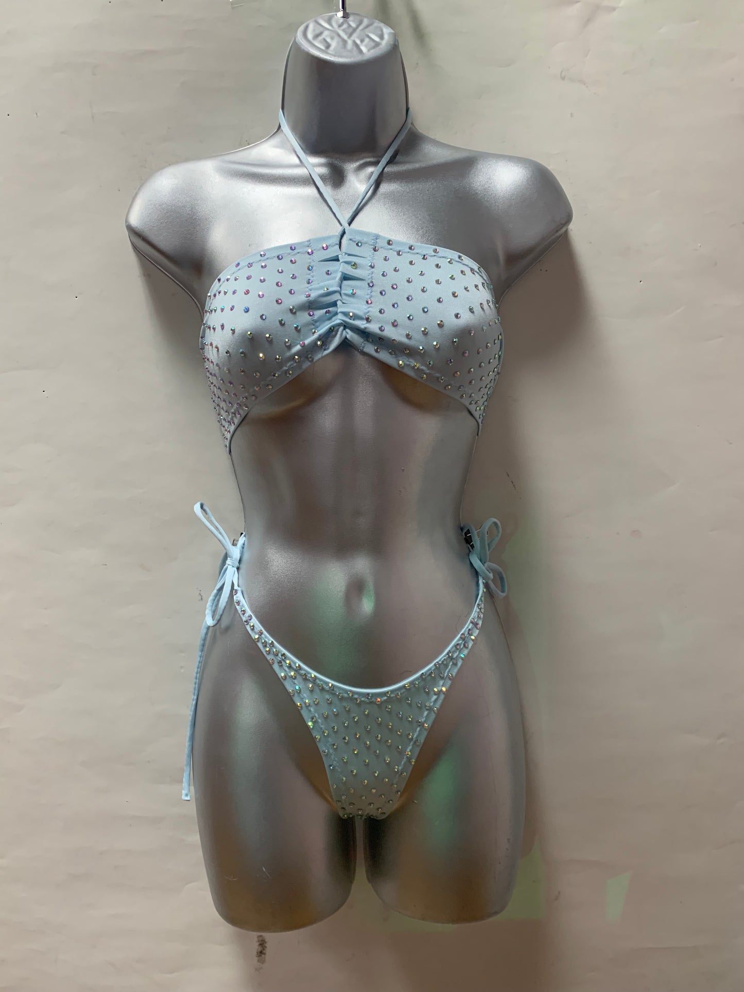 LIGHT BLUE TWO PIECE