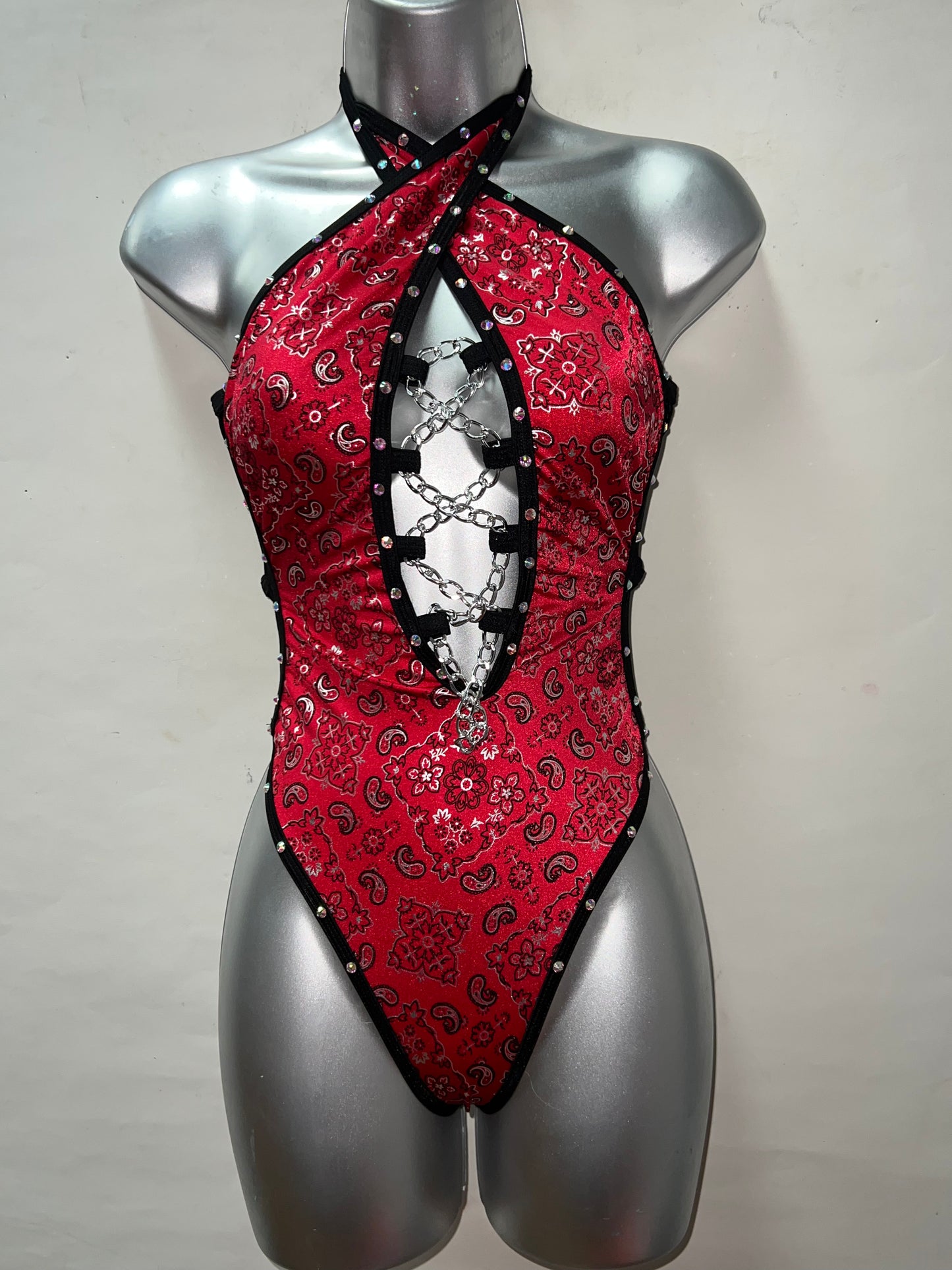 One Piece Bandana Print Ensemble
