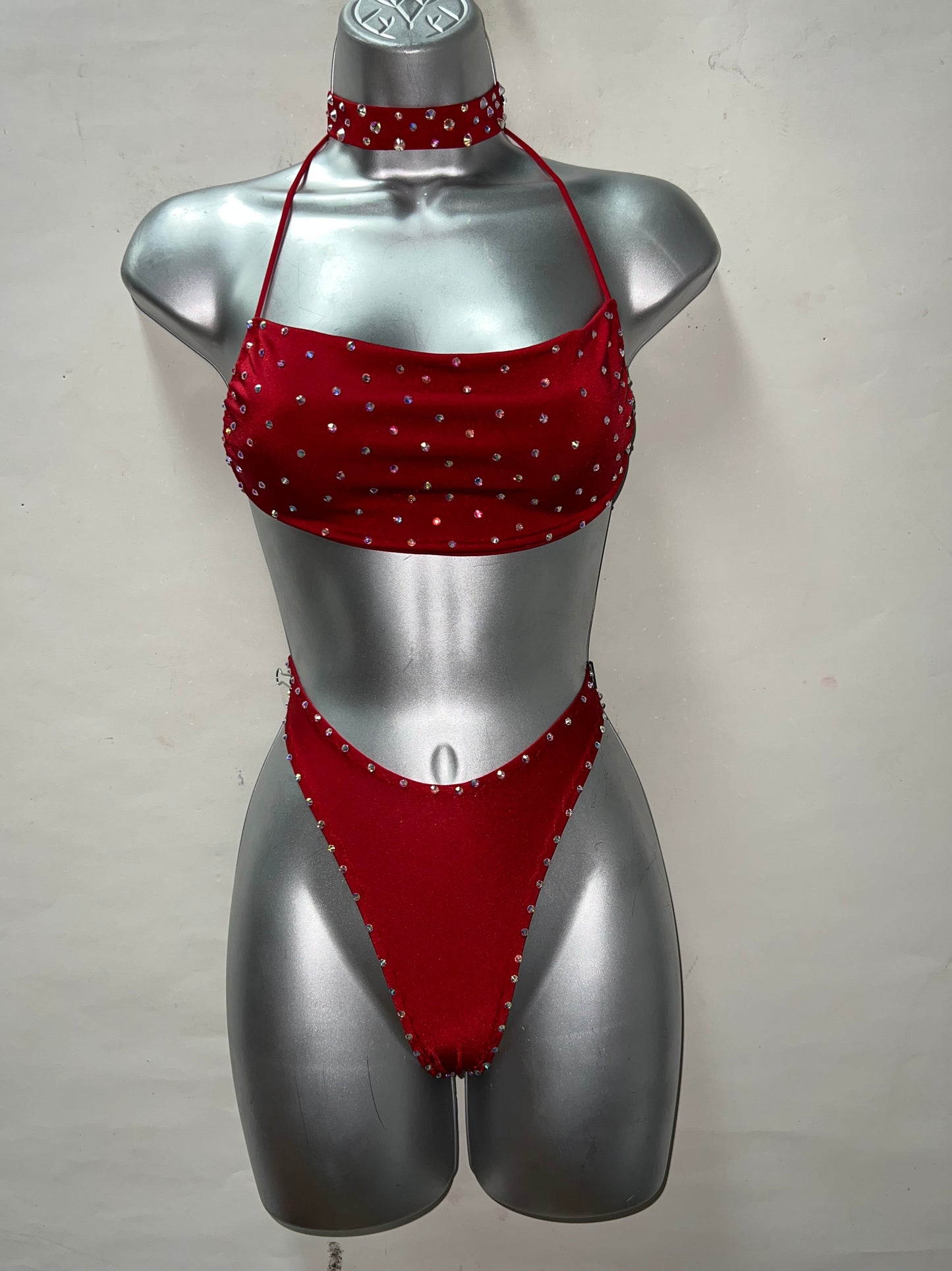 TwoPiece Red Short Set