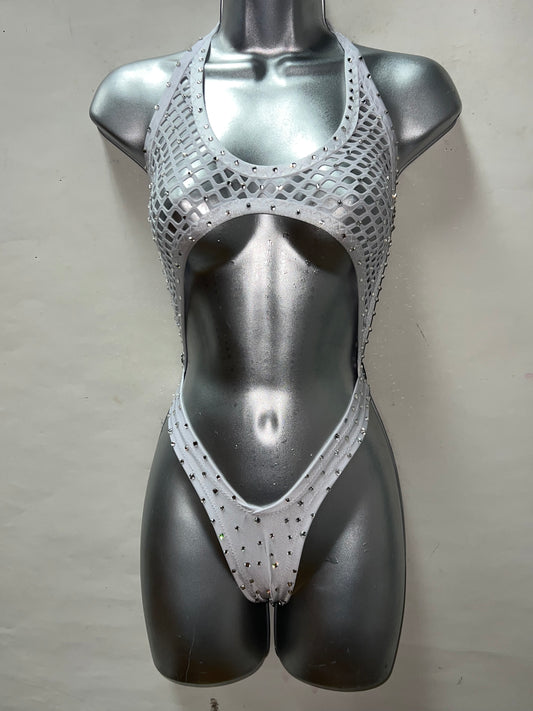 One Piece Fishnet Ensemble