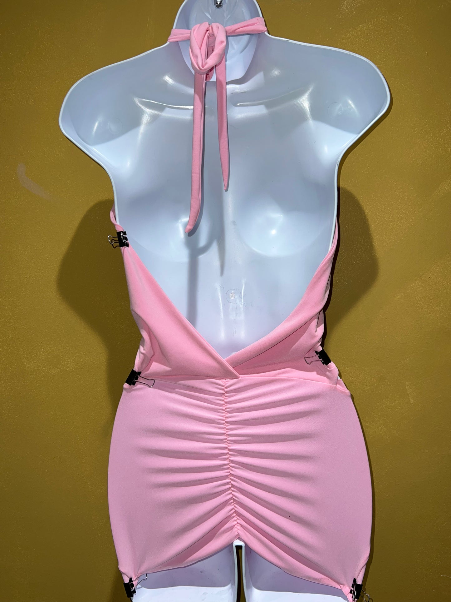 Pink Rhinestone Dress