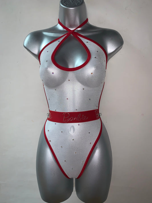 One Piece Rhinestone Ensemble
