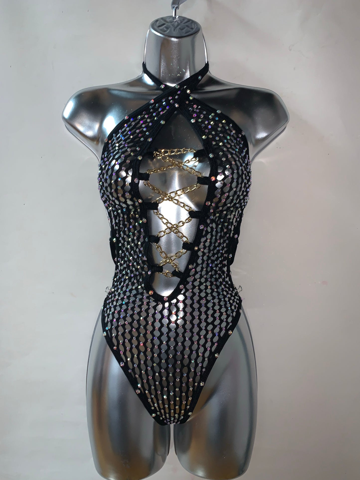 One Piece Rhinestone Ensemble
