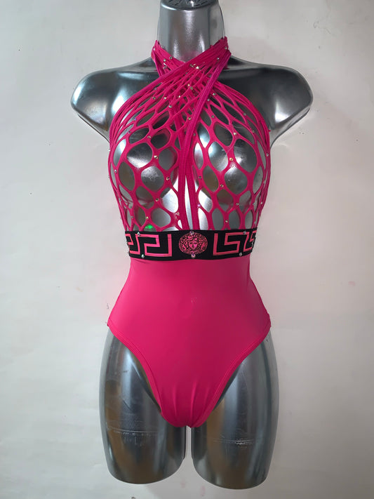 One Piece Rhinestone Ensemble