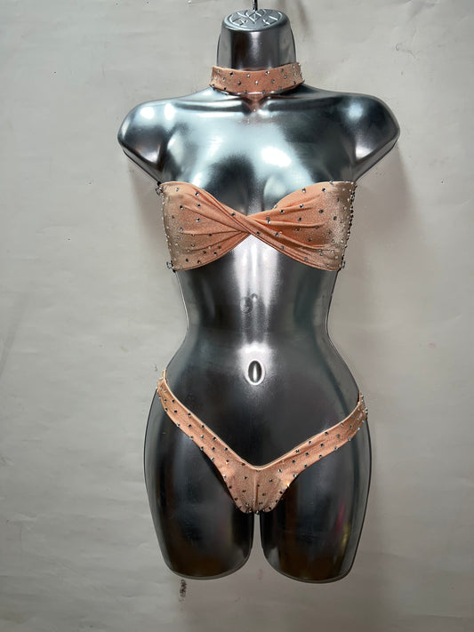 Three Piece Thong Short Set