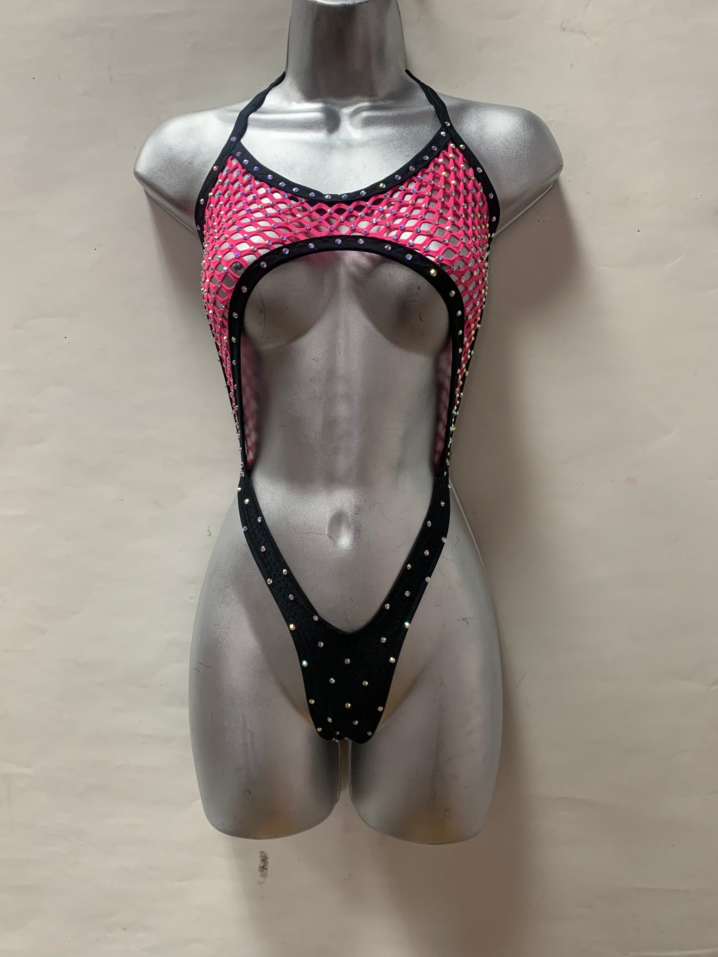 One Piece Fishnet Ensemble