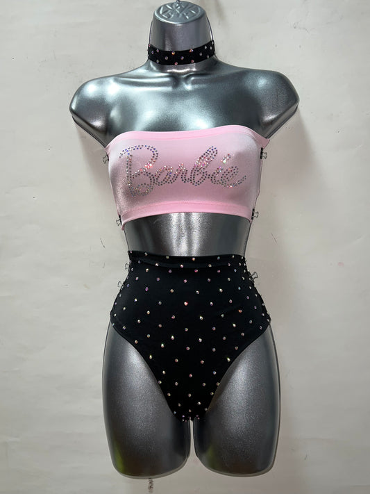 Three Piece High Waist Set