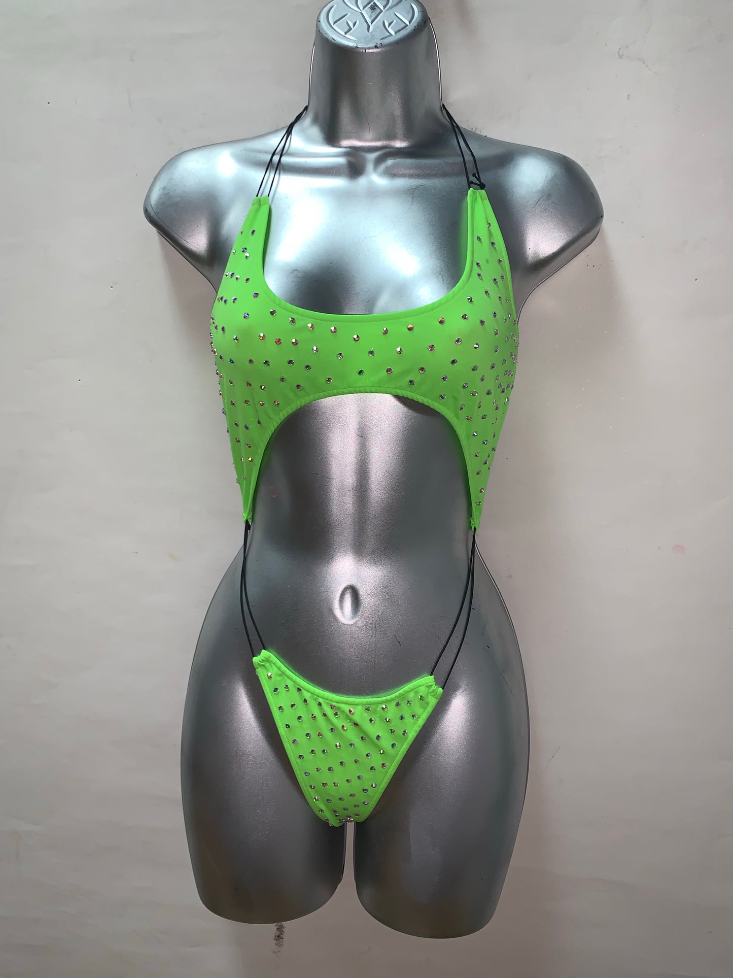 One Piece Rhinestone Ensemble