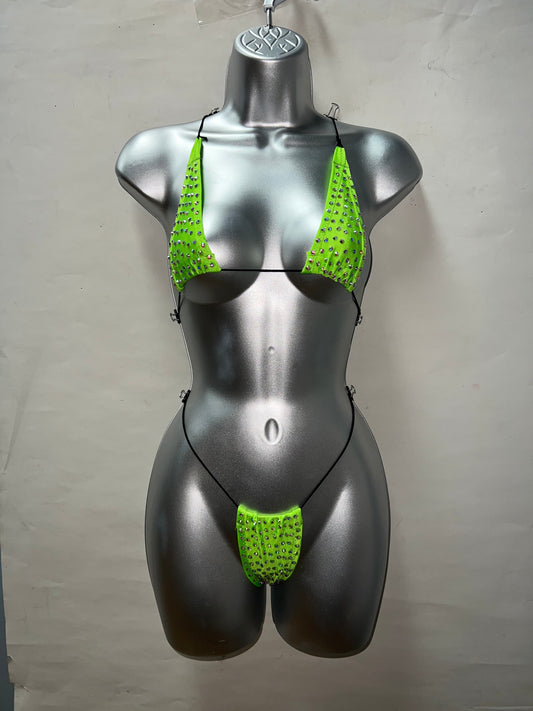 Two Piece Lime Micro Set