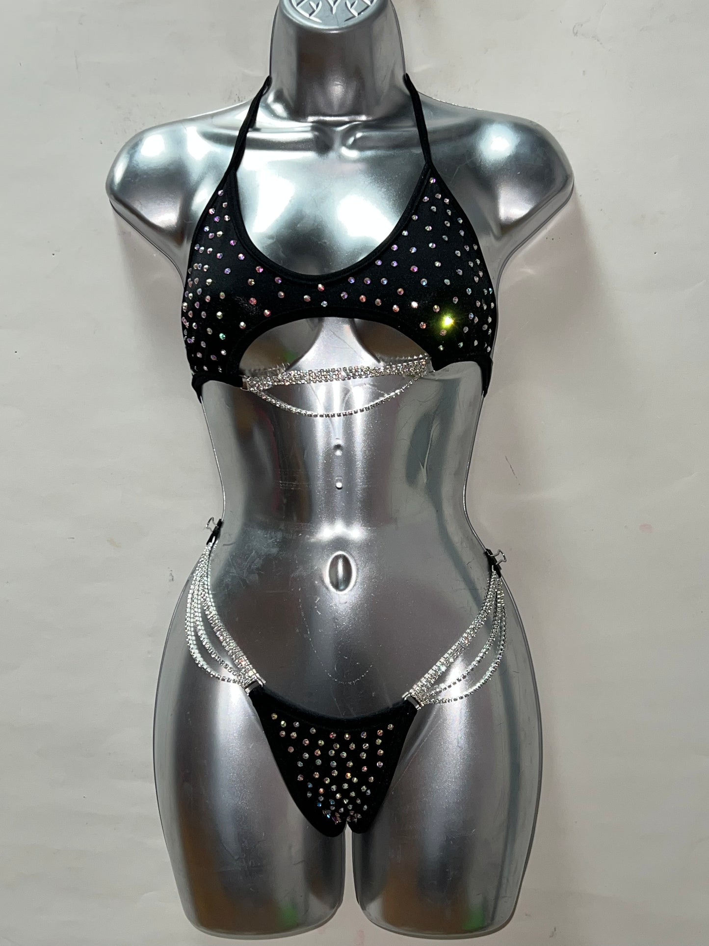 Two Piece Rhinestone Set