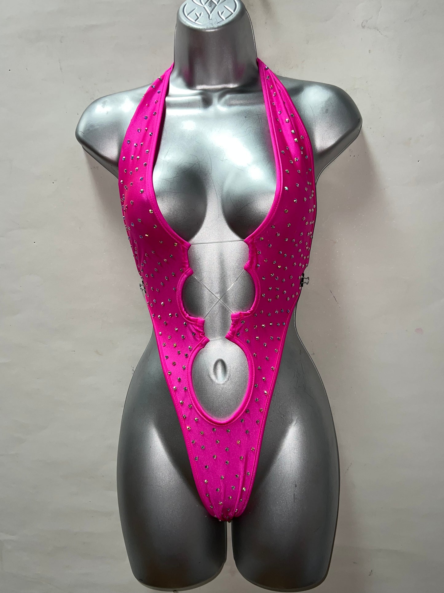 One Piece Hot Pink Ensemble