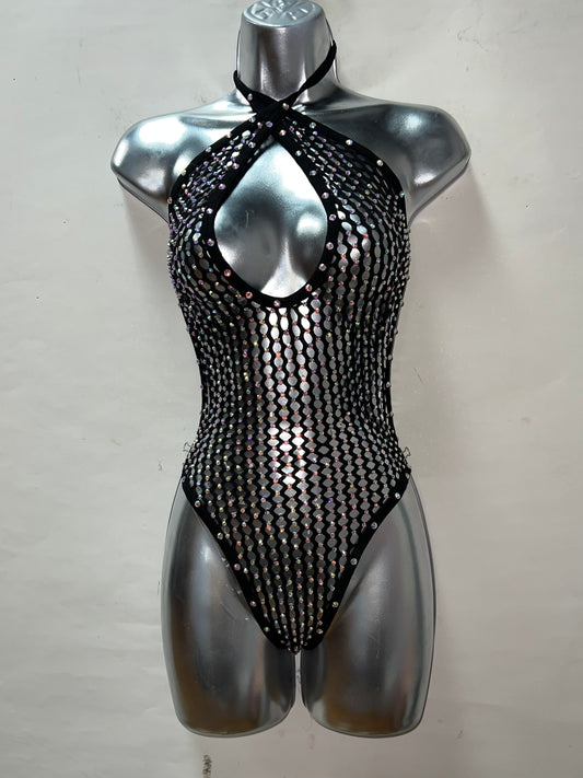 One Piece Black Fishnet