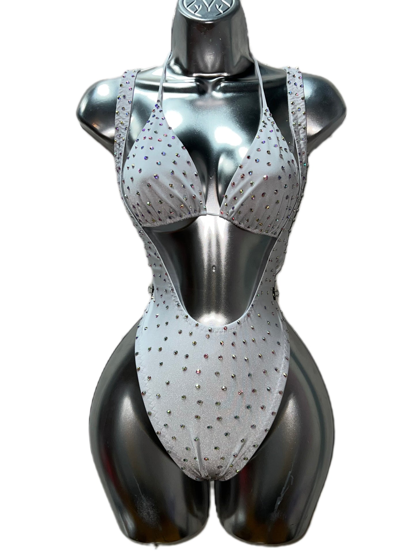 WHITE TWO PIECE BODYSUIT