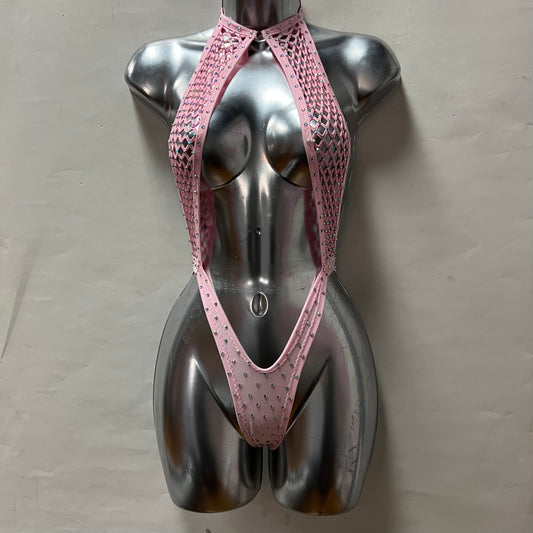 One Piece Pink Ensemble