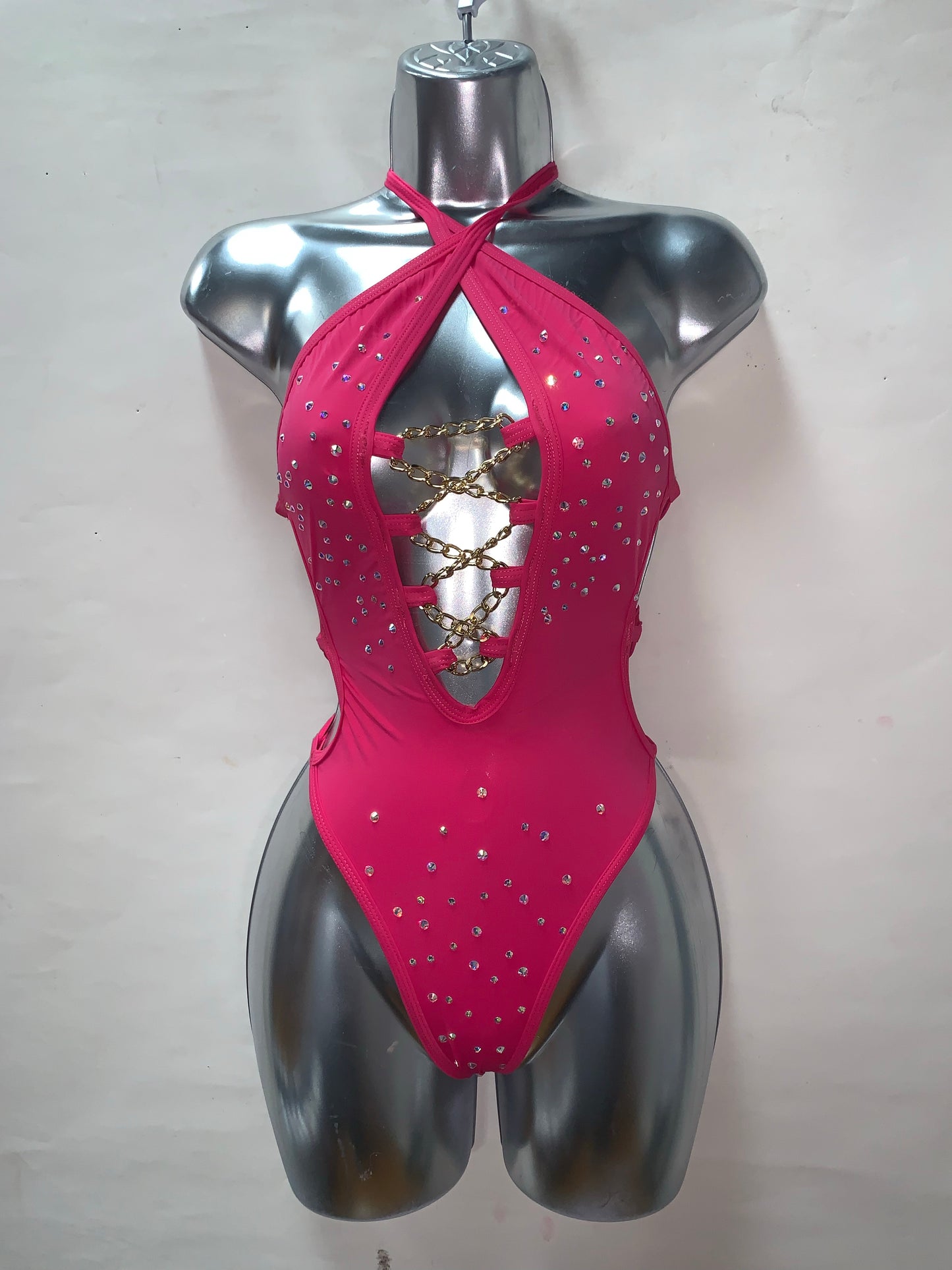 One Piece Rhinestone Ensemble