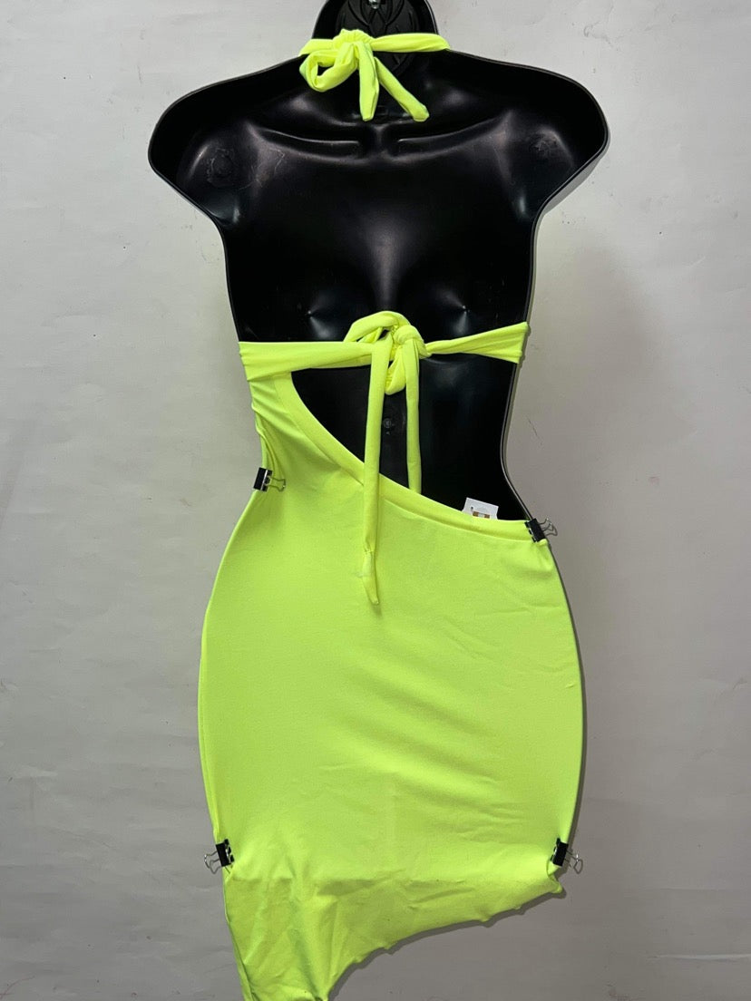 BRIGHT YELLOW DRESS