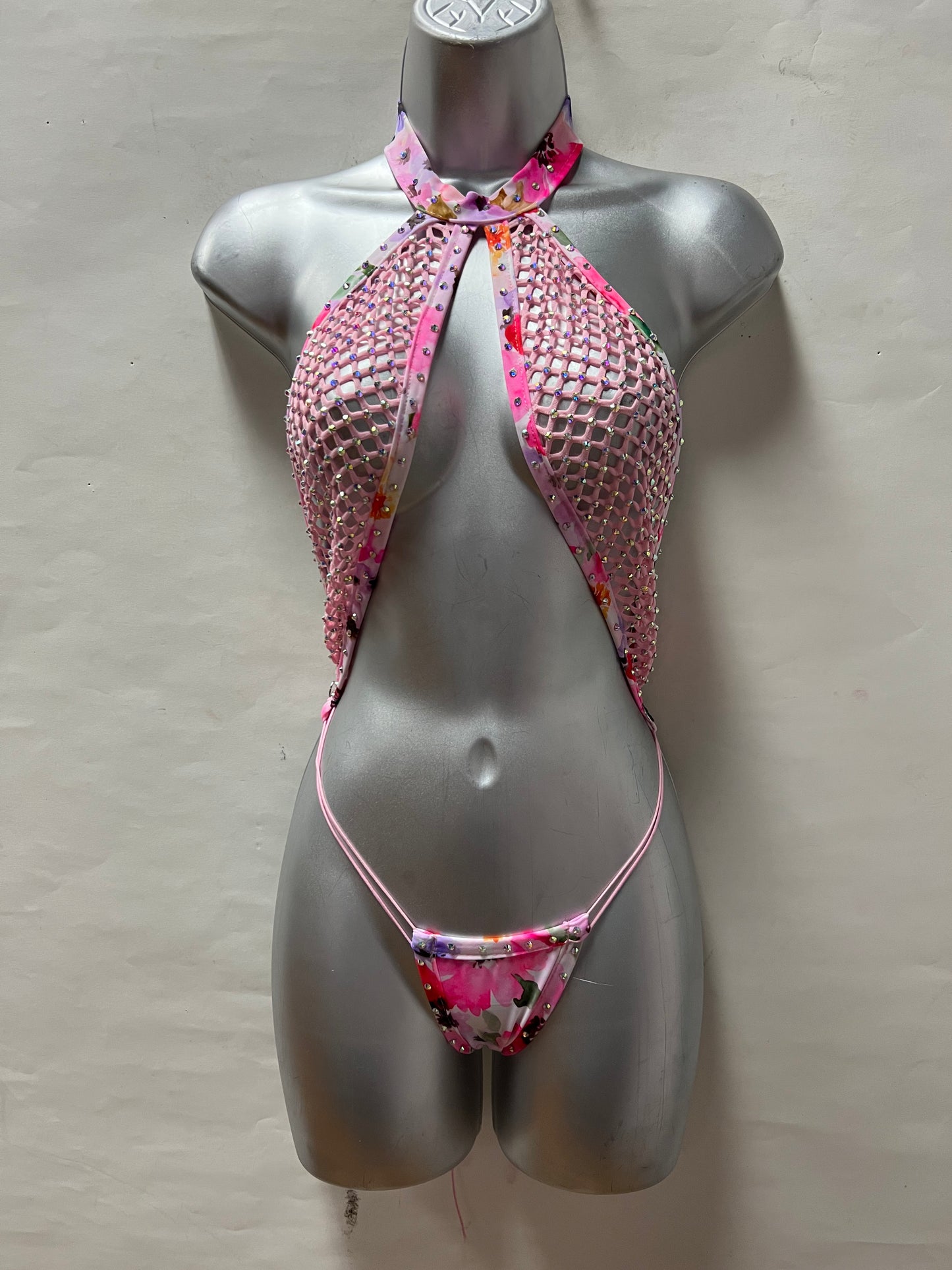 One Piece Pink Ensemble