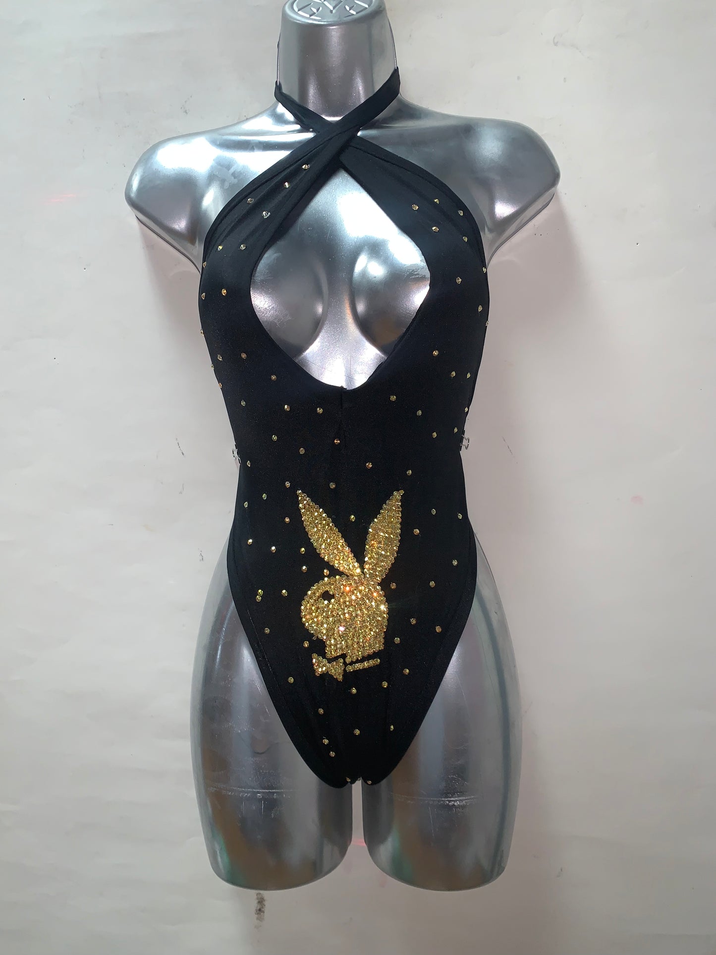 One Piece Rhinestone Ensemble