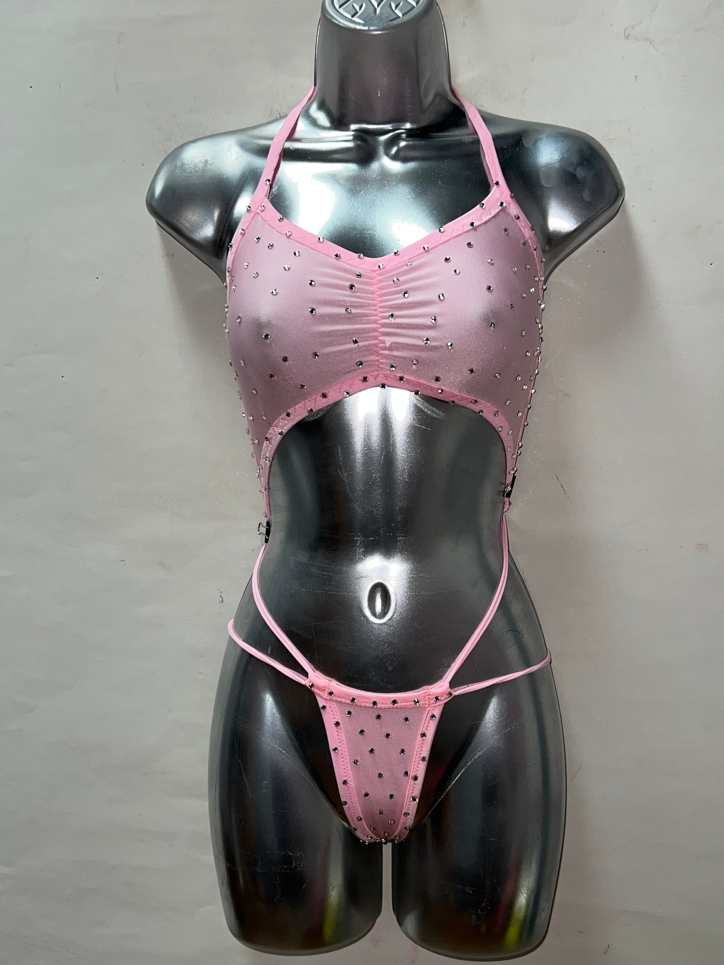 One Piece Baby Pink Ensemble