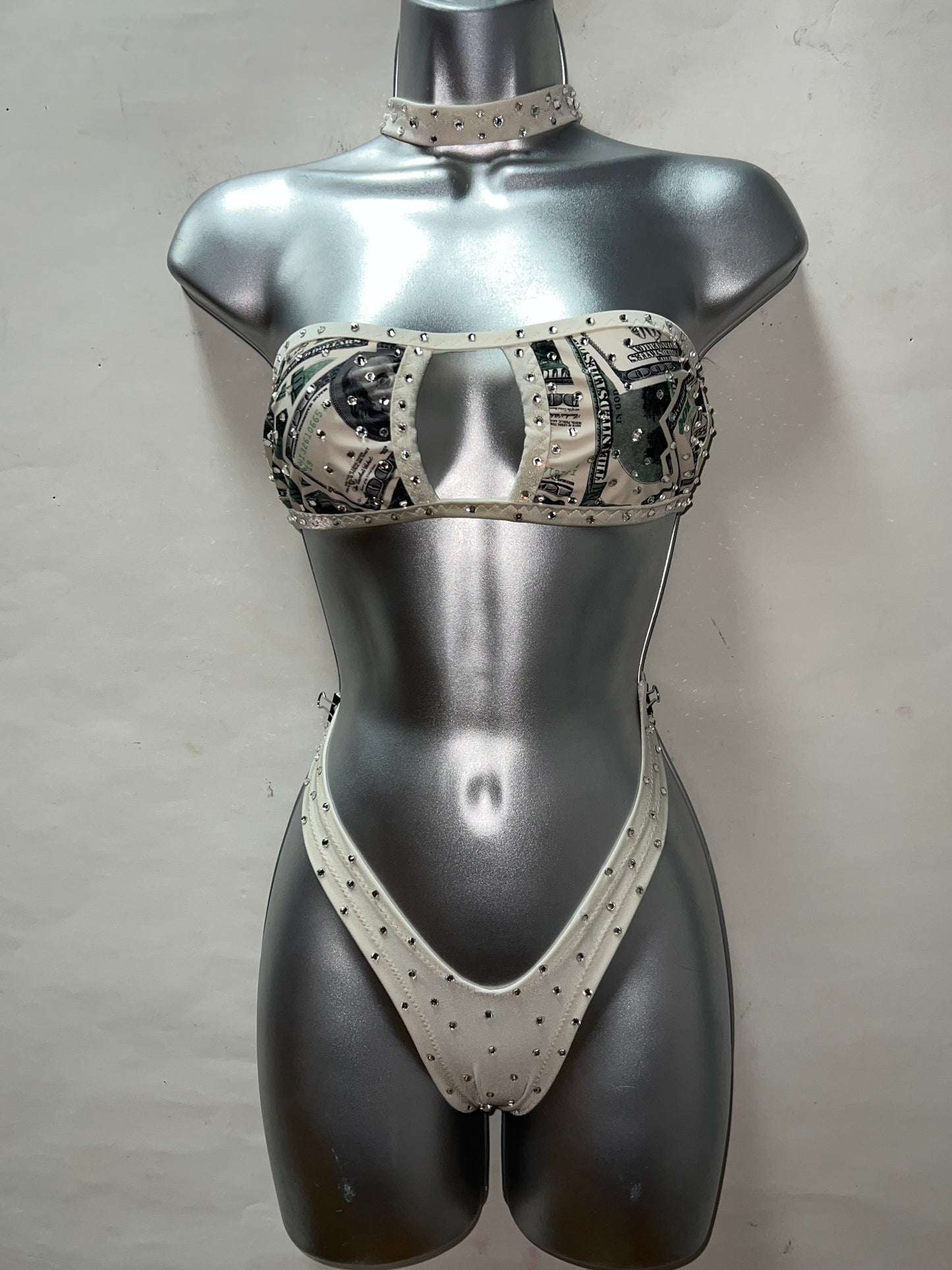 Two Piece Money Short Set