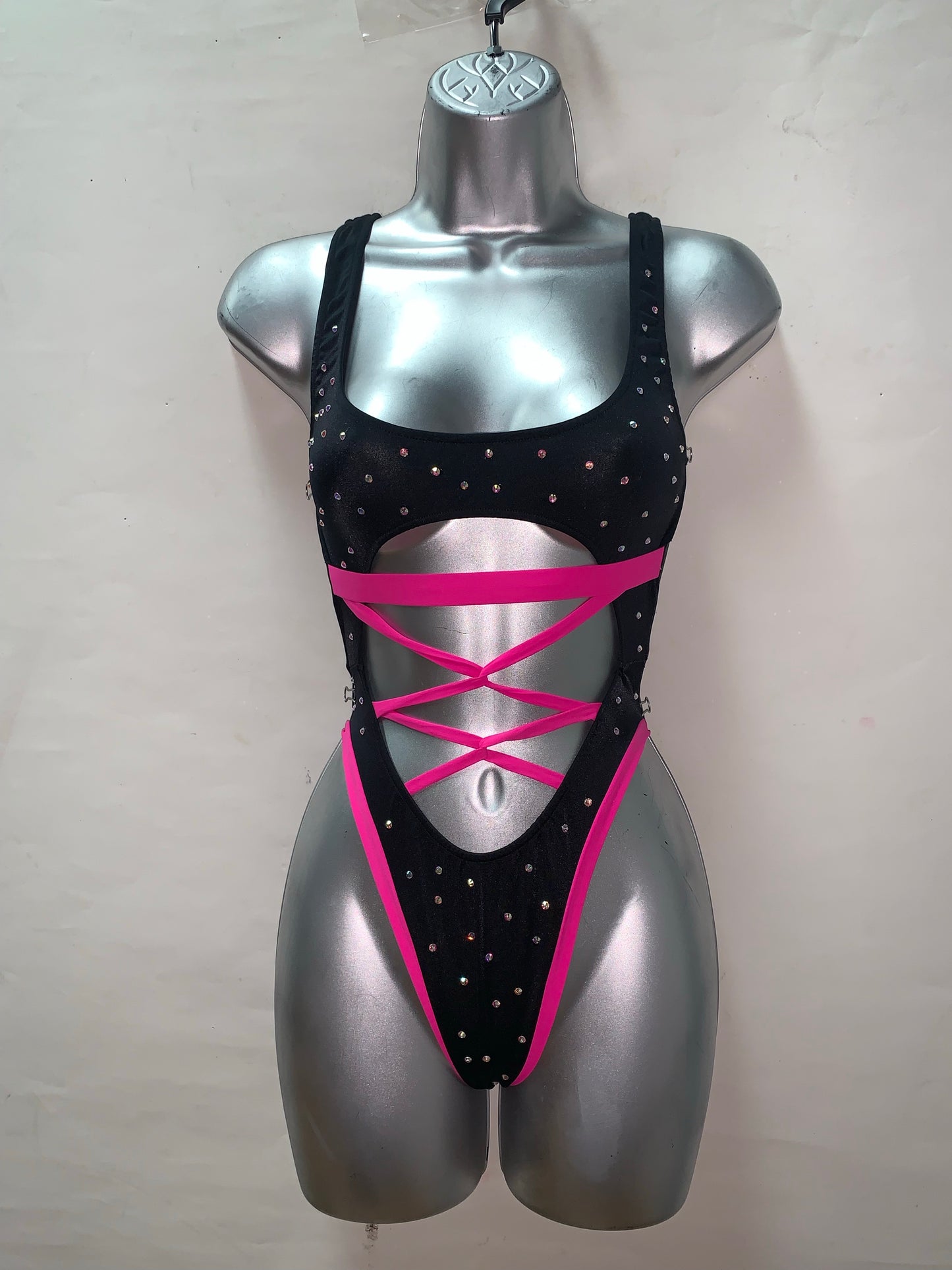 One Piece Rhinestone Ensemble