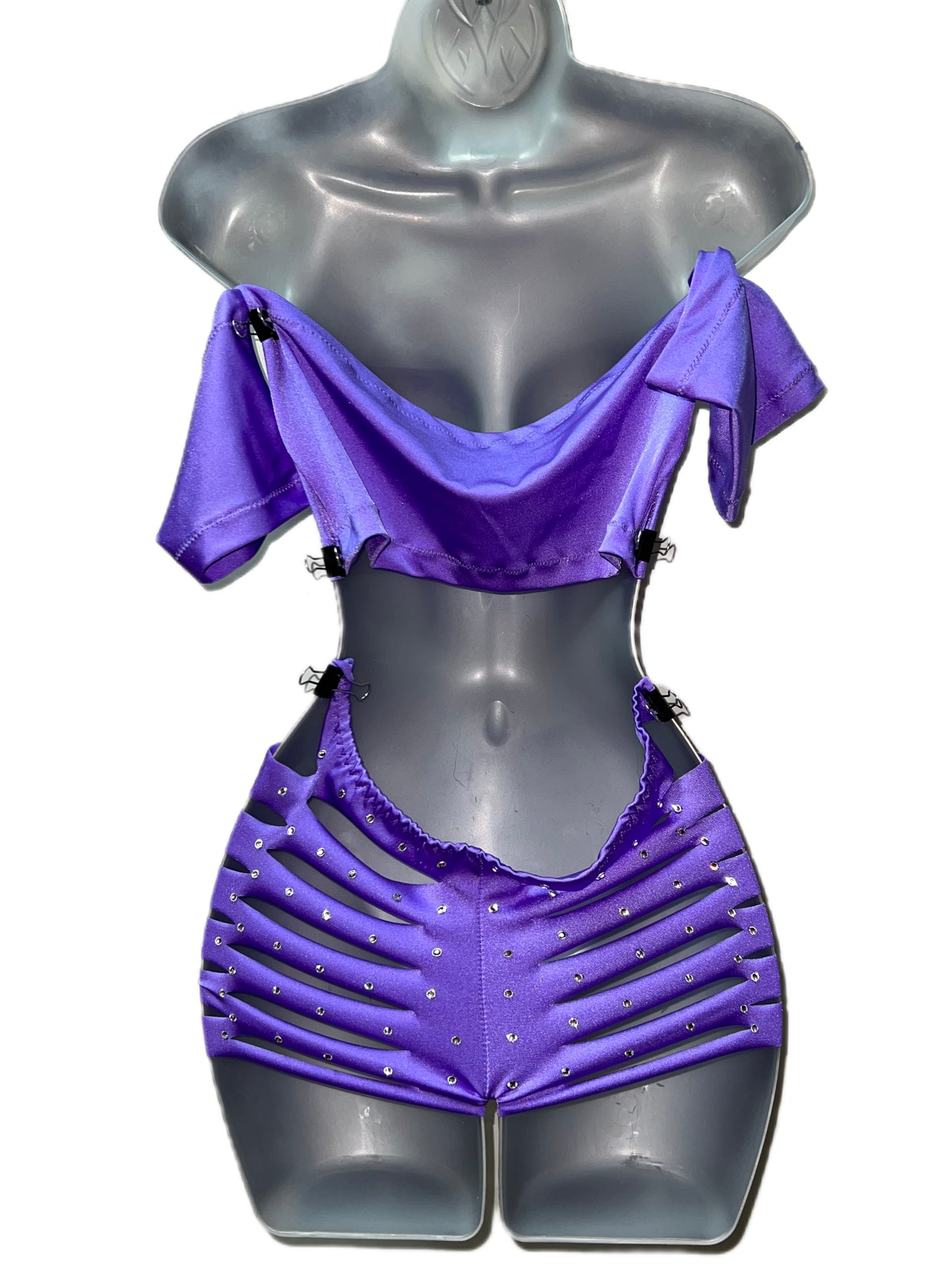 PURPLE SHORT SET