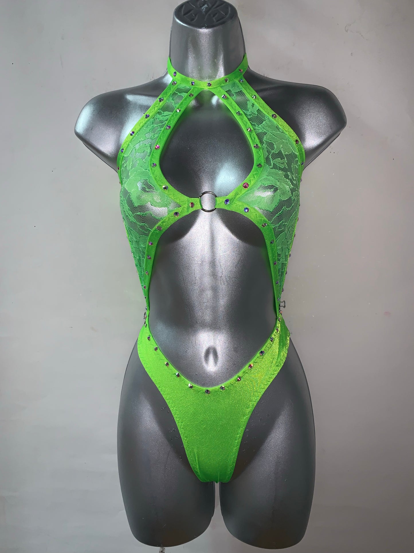 One Piece Rhinestone Ensemble