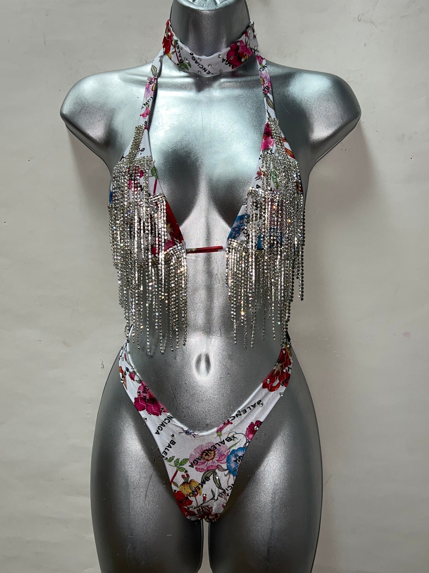 Two Piece Set w/ Rhinestone Top