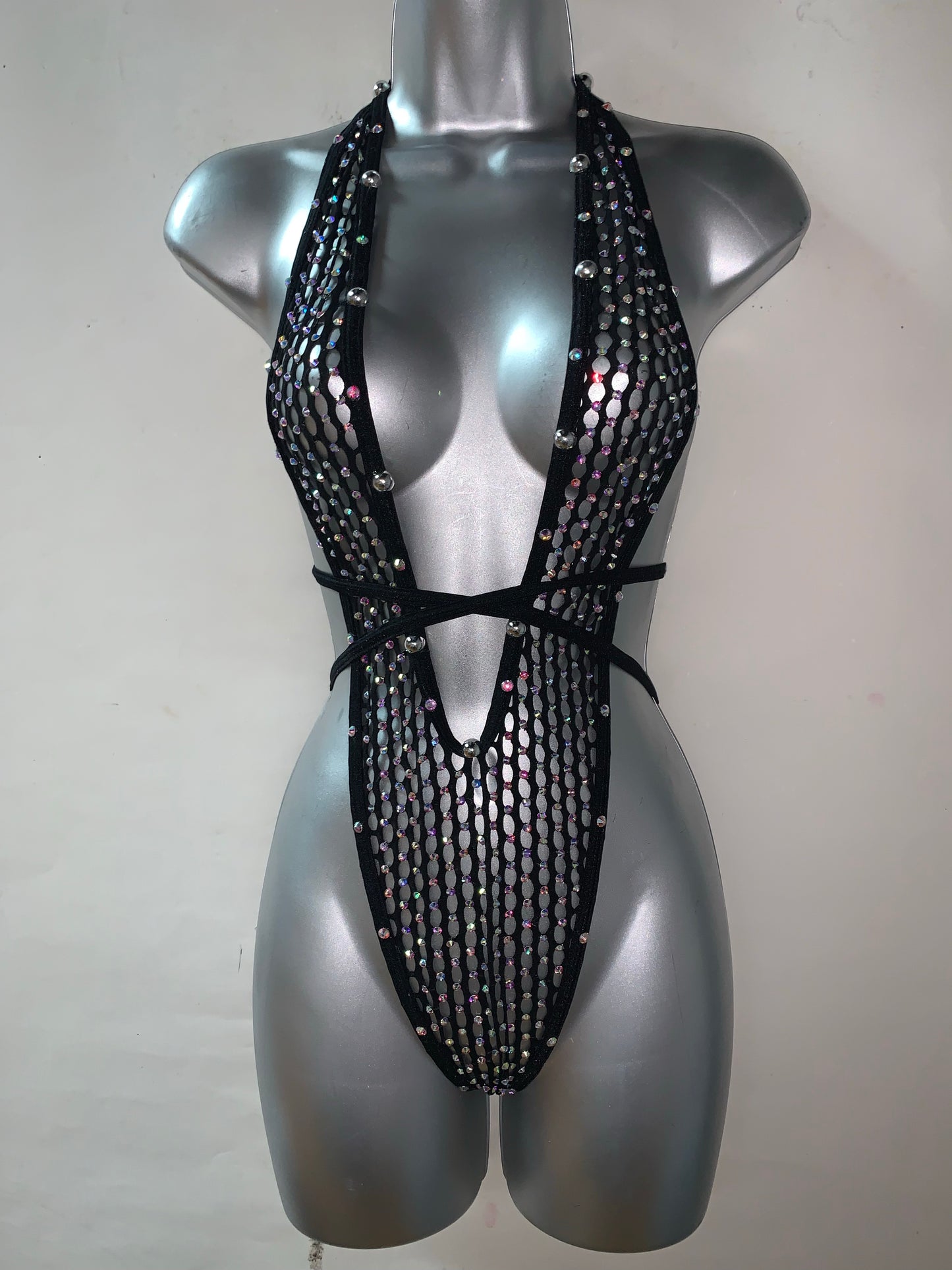 One Piece Rhinestone Ensemble